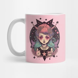 Cute Occult Girl Mug